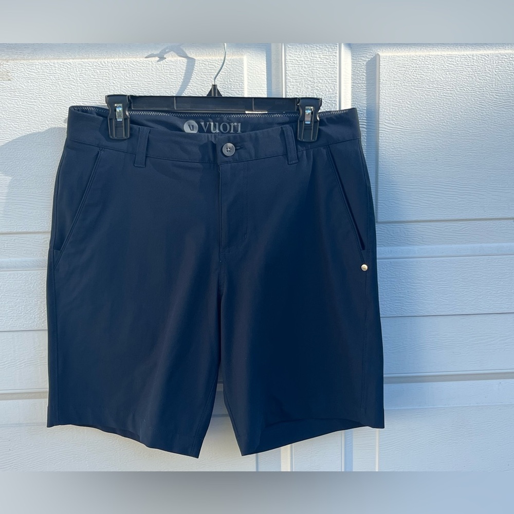 Men's Vuori Meta Shorts Chino Navy Performance Technical Golf V379 30